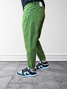 Jeans carrot finti strappi BERNA