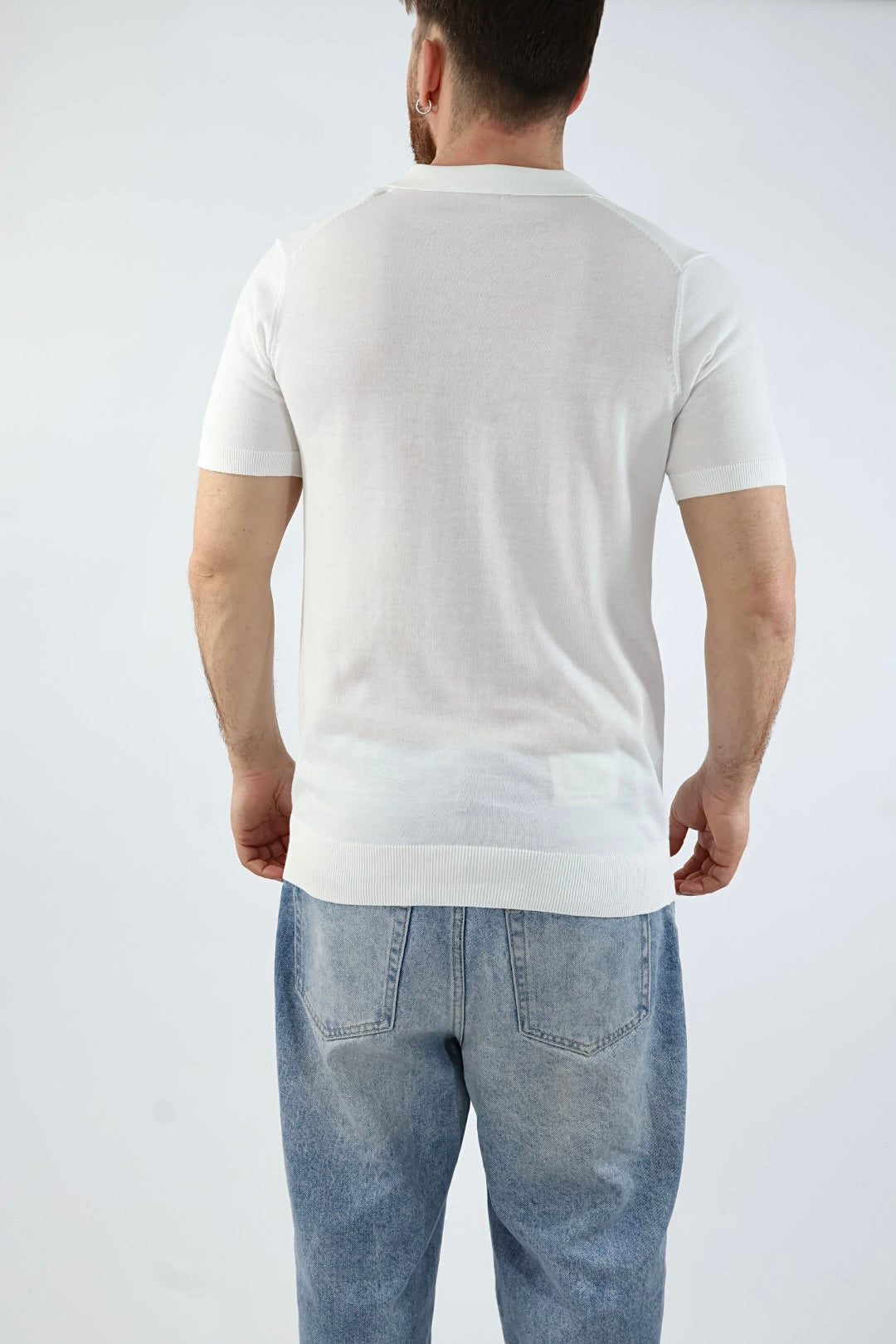 Polo in maglia m/m collo derby M36 OVER-D