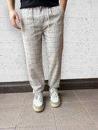 Pantalone check lana BL11