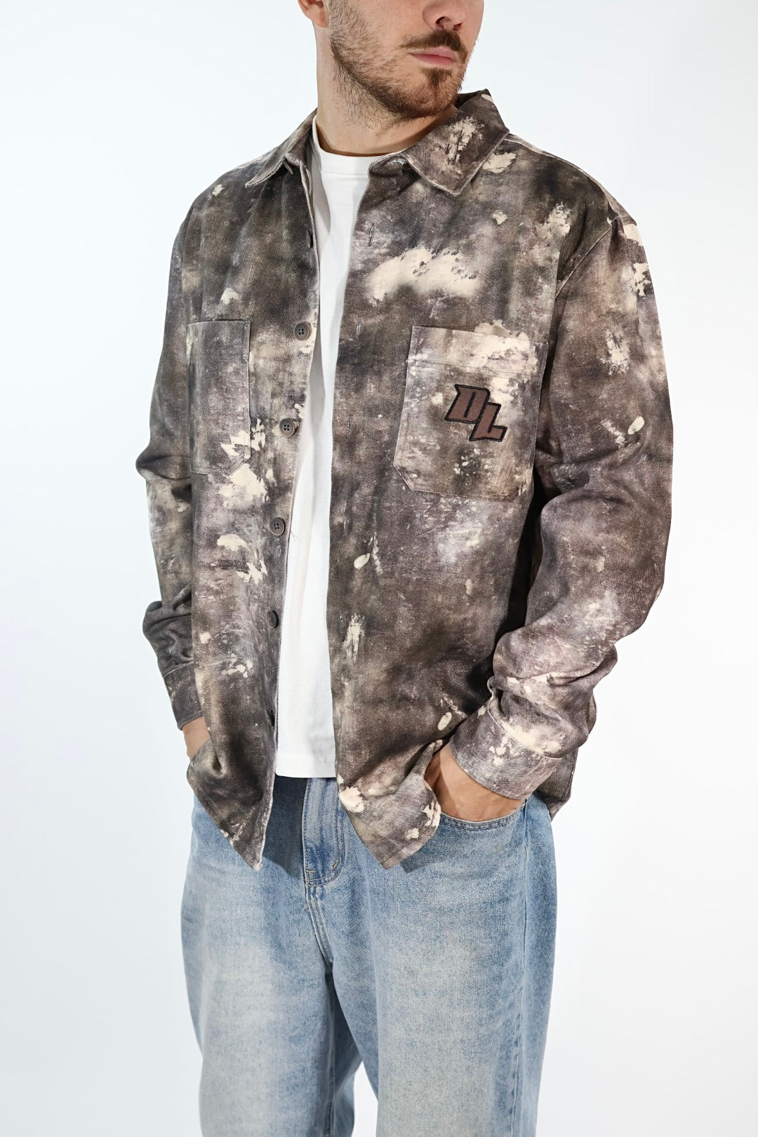 Overshirt 7847S fantasia double label GIANNI LUPO