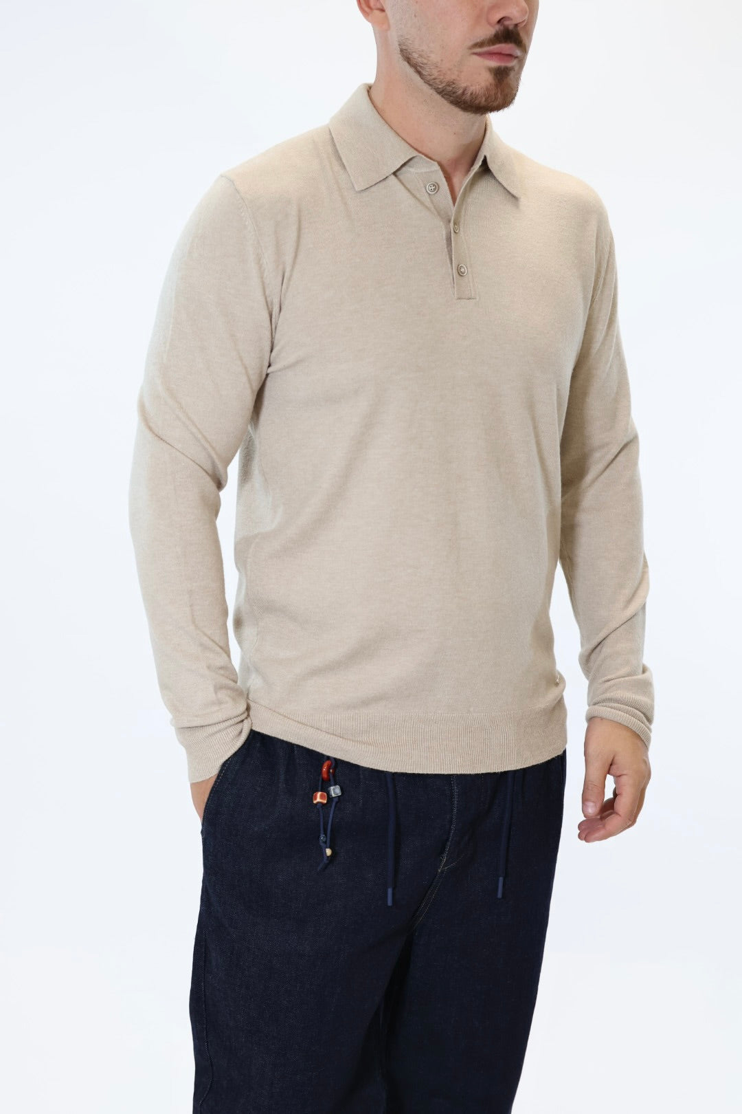 Polo 508S  misto viscosa slim fit GIANNI LUPO