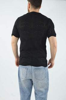 T-shirt in maglia m/m strutturata M43 OVER-D