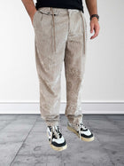 Pantalone devorè in velluto  ricamato 143 BERNA
