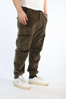 Pantalone 2557YH cargo velluto l  GIANNI LUPO