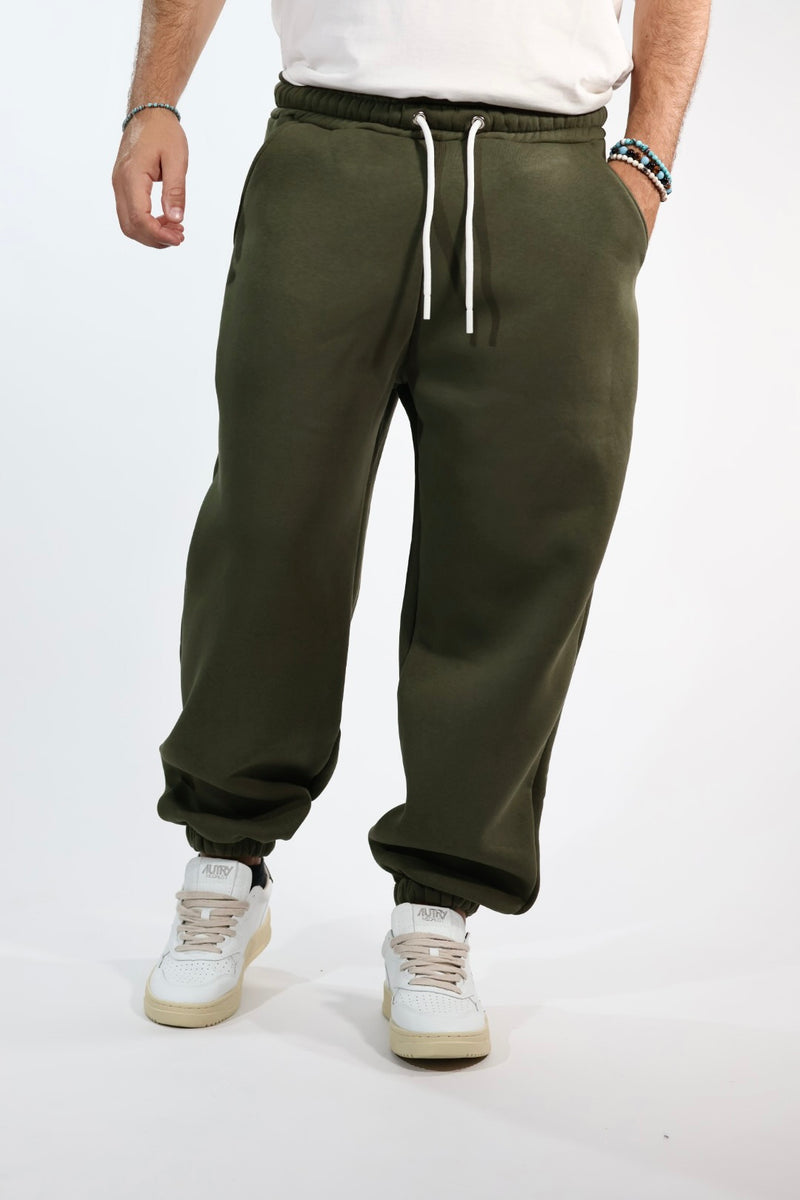 Pantalone 074-418 muschio jogger verde  BERNA