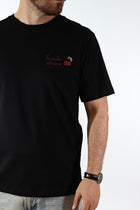 T shirt scritta ricamo 6031 J.W