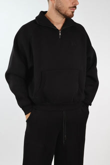 Felpa mezza zip bl26010001 BL11