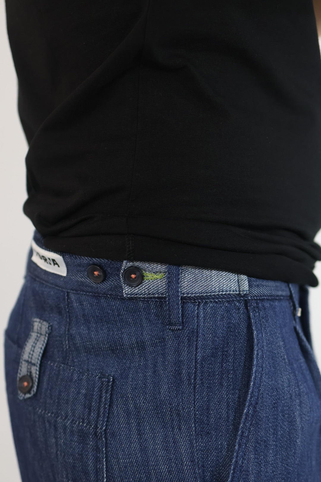 Pantalone cropped camp nou 375 BERNA