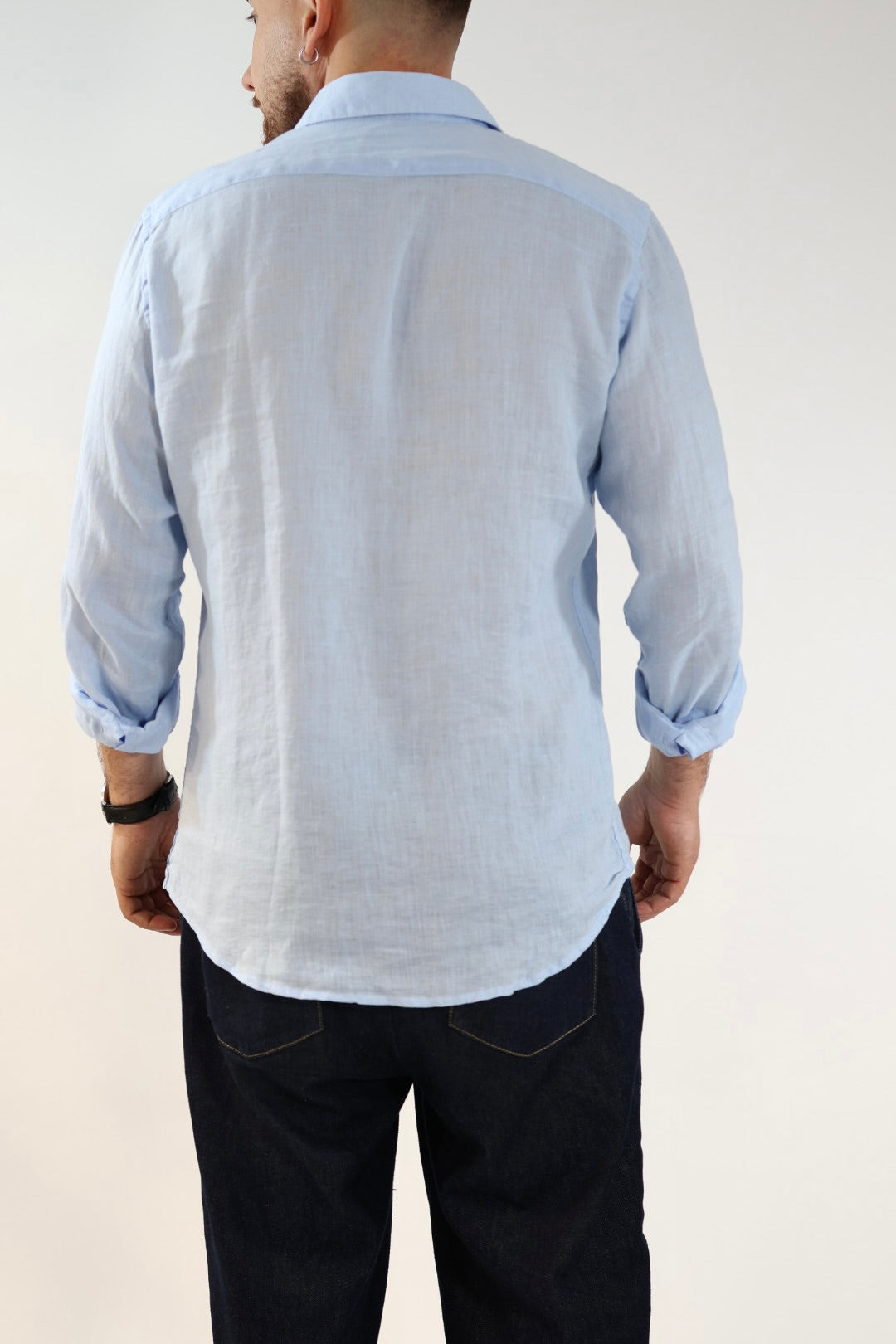 Camicia french puro lino  lin22 WHY NOT BRAND
