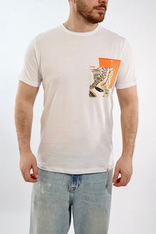 T-shirt doppio taschino damasco30 BL11