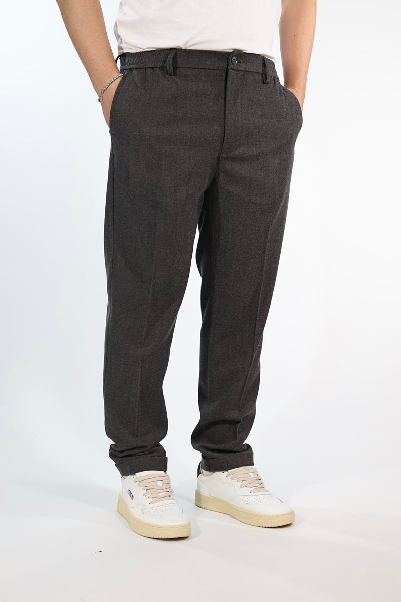 Pantalone P02 slim fit grigio OVERD