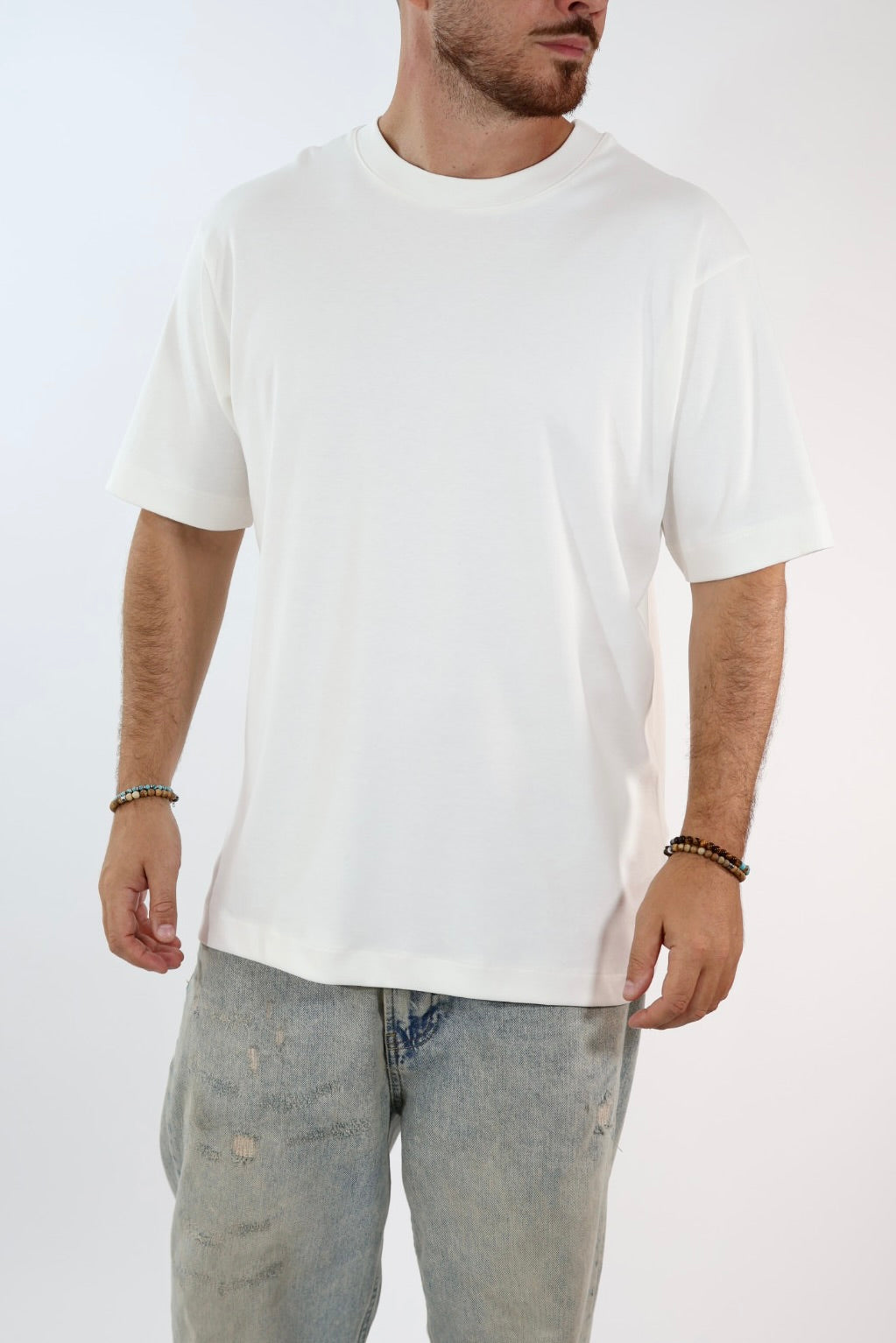 T shirt vintage fit interlock 079-128 BERNA