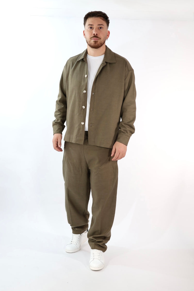 Completo cotone camicia+pantalone United BLACKSUNDAY