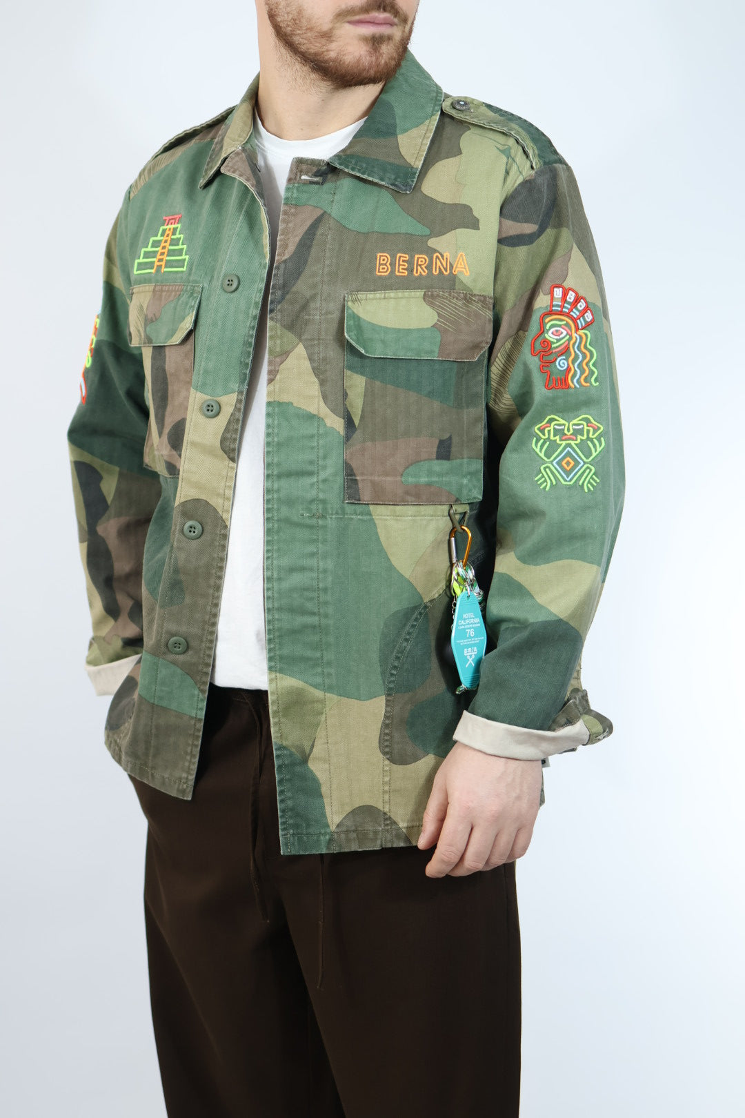 Overshirt camou aztechi 284 BERNA