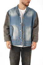 Giubbotto denim combinato J84 OVERD
