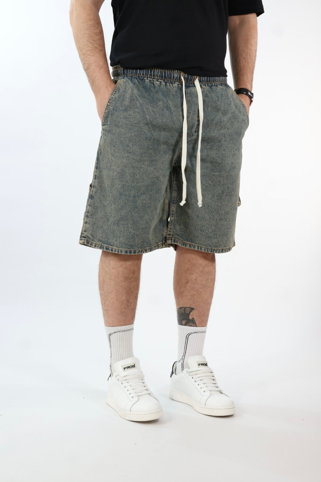 Bermuda denim coulisse 125 J.W
