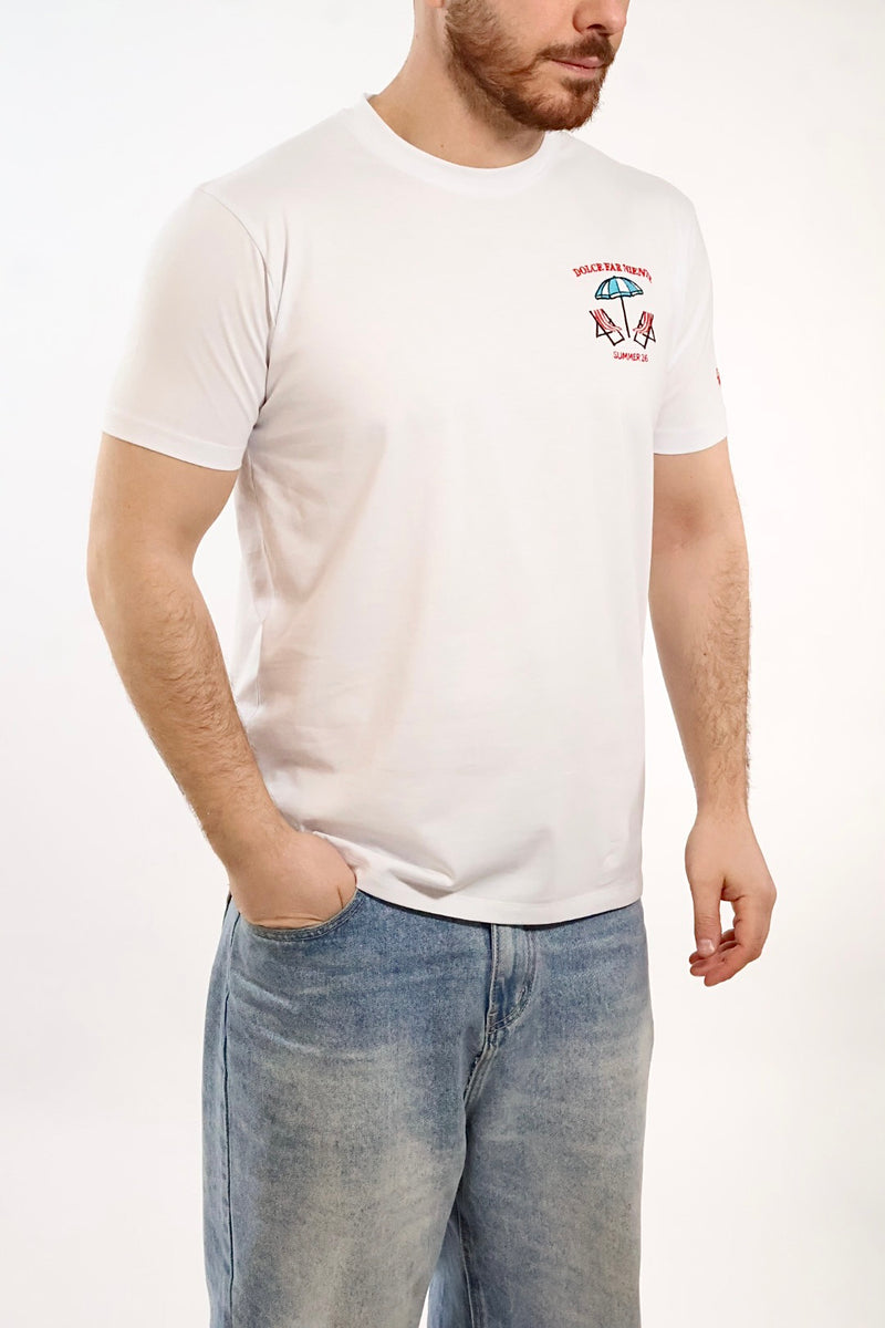 T-shirt ricamo dolce far niente 1823 SUPERCULTURE