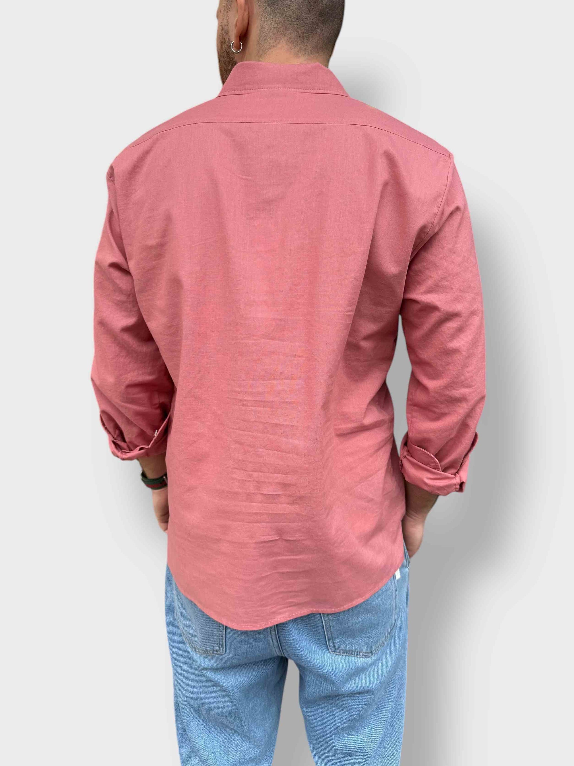 Camicia vento cotone/lino ALTATENSIONE