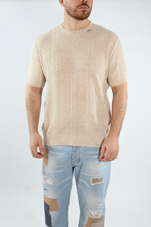 T shirt maglia lavorata 400 BL11