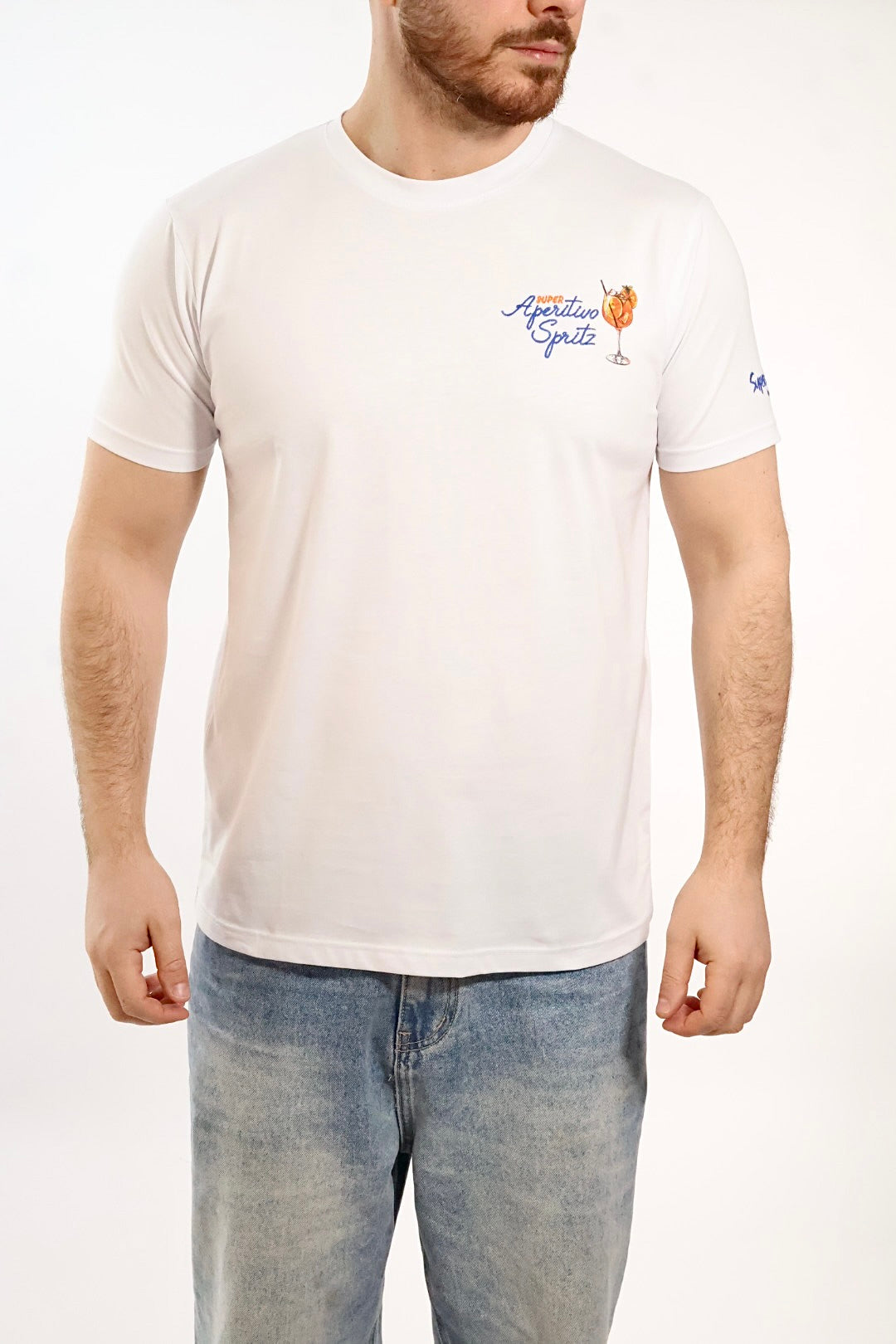 T-shirt ricamo super aperitivo  1901 SUPERCULTURE