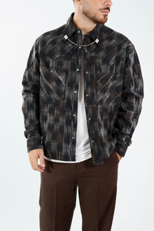 Giacca/camicia quadro nylon 381 BERNA