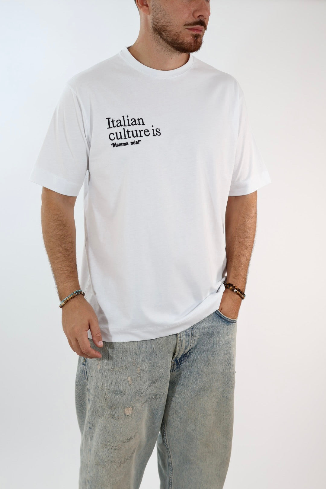 T shirt vintage fit Italian culture 088 BERNA
