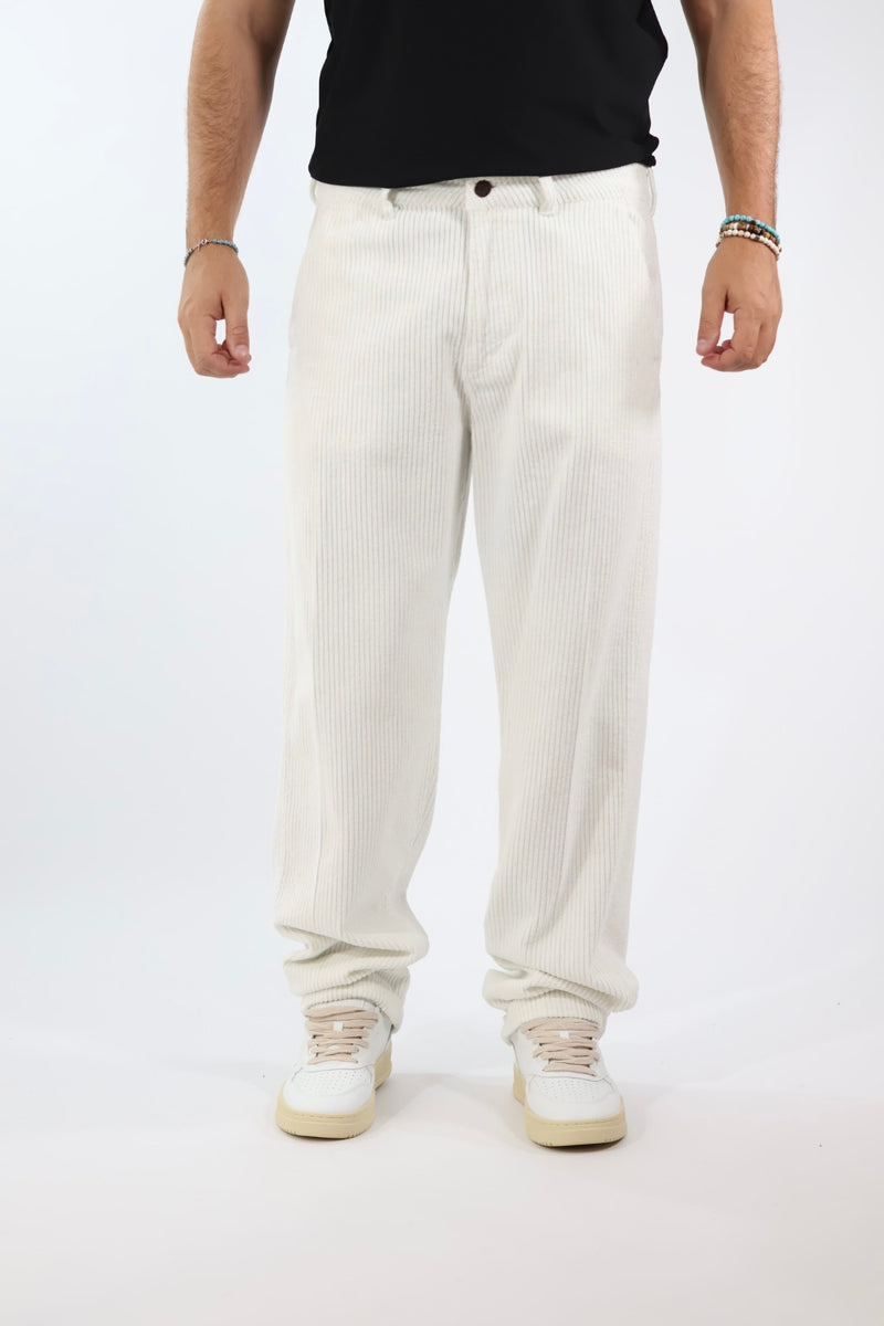 Pantalone velluto Meleda chino loose RV5BIA PONT