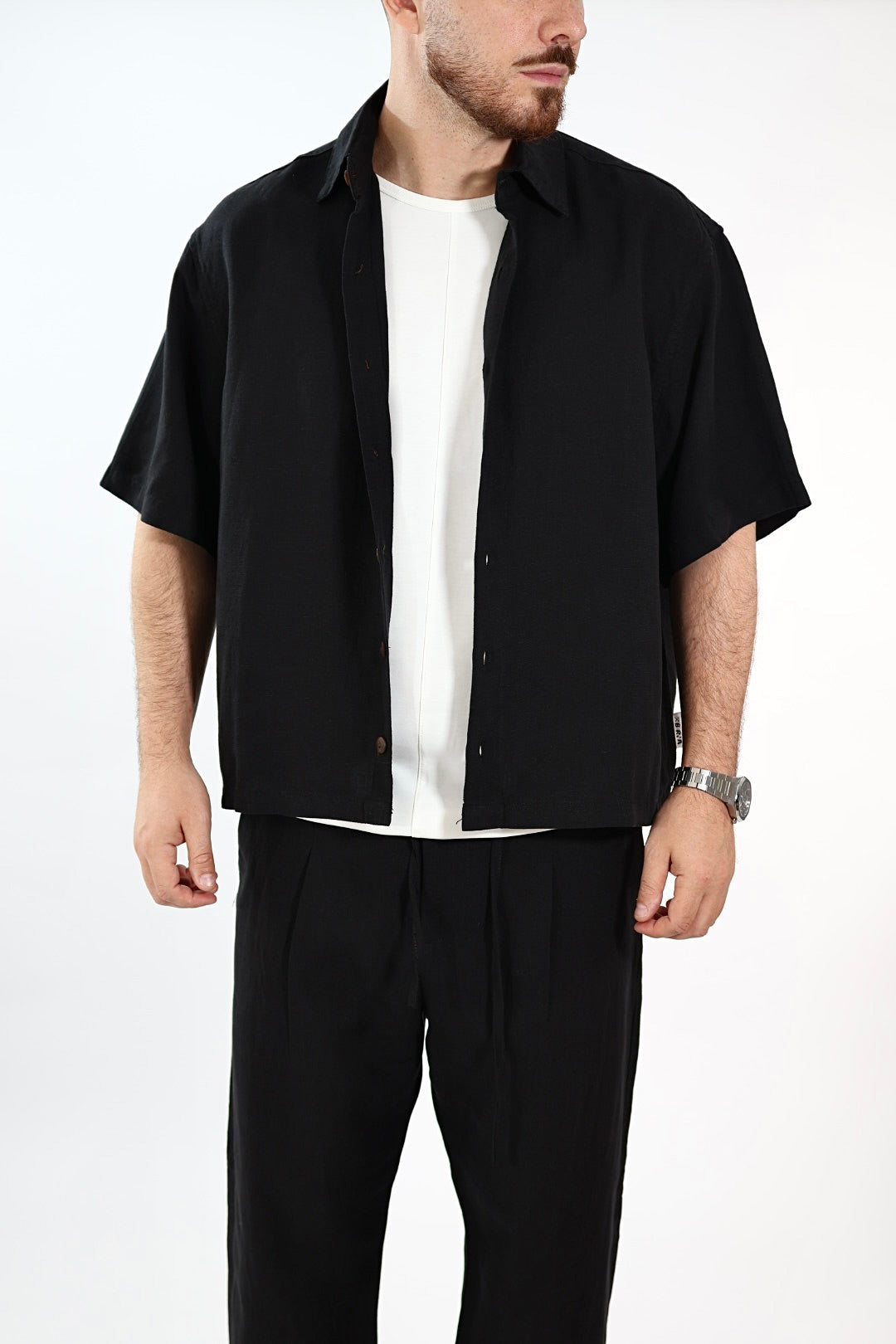 Camicia m/m lino/tencel 417 BERNA