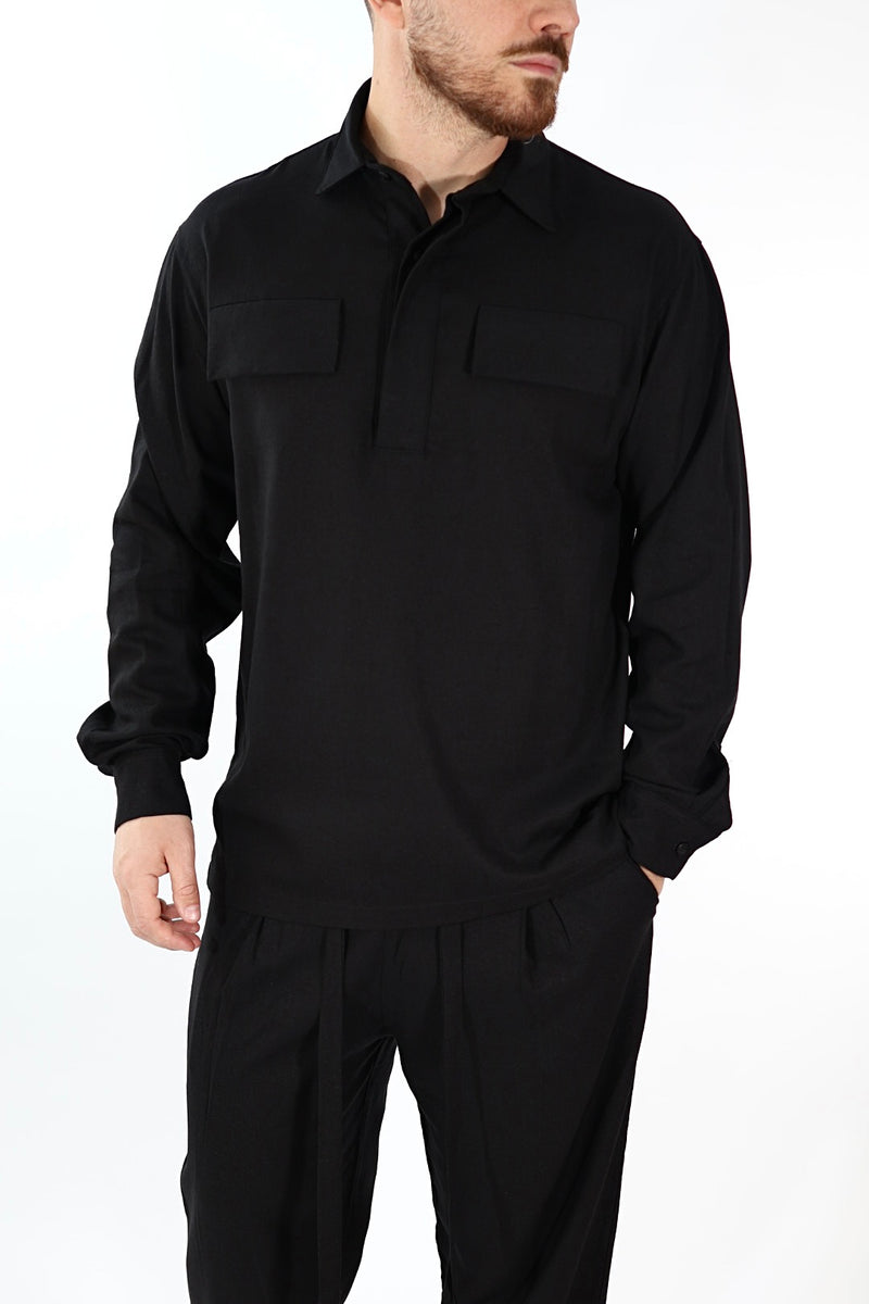 Giacca/camicia viscosa/lino  CL18 WHY NOT BRAN