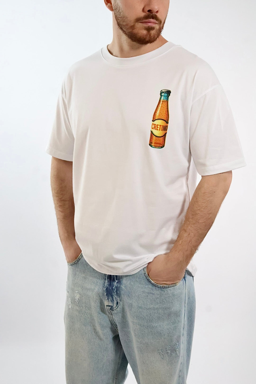 T-shirt stampa bitter  002  BL11