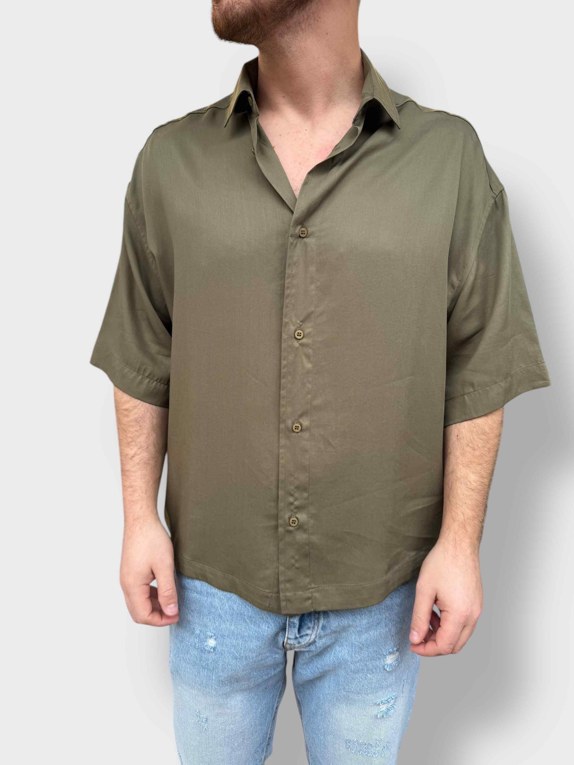 Camicia m/m tencel BERNA