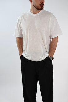 T shirt bitessuto lino/cotone 450 BERNA