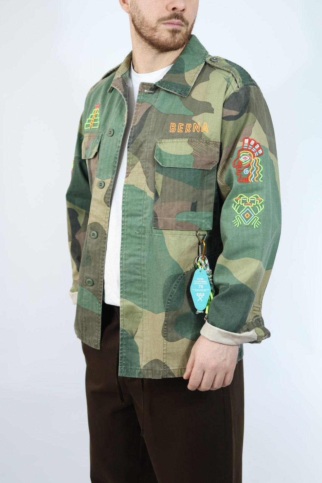 Overshirt camou aztechi 284 BERNA