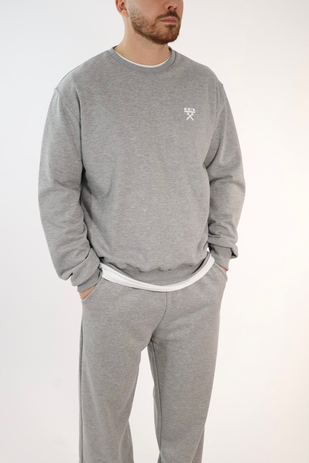 Felpa girocollo basic 053 BERNA