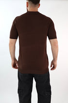 Polo in maglia viscosa con zip J.W