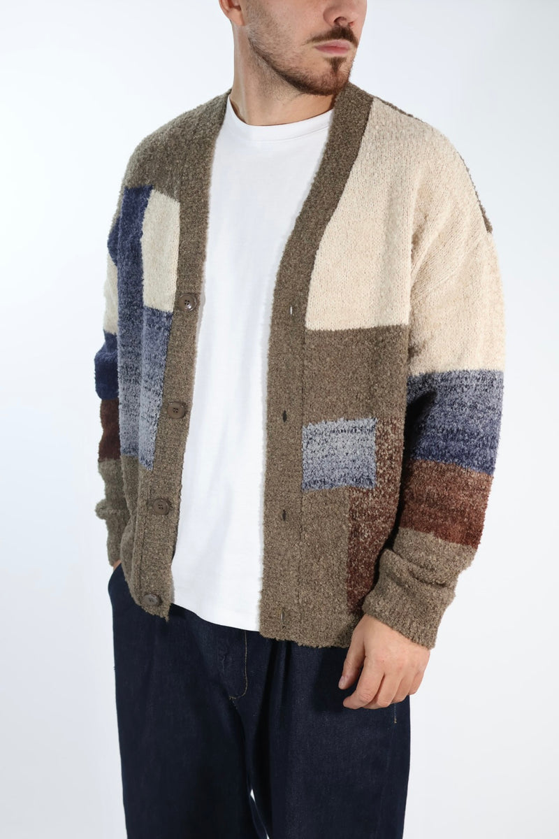 Cardigan M63 intarsio relaxed fit  OVERD
