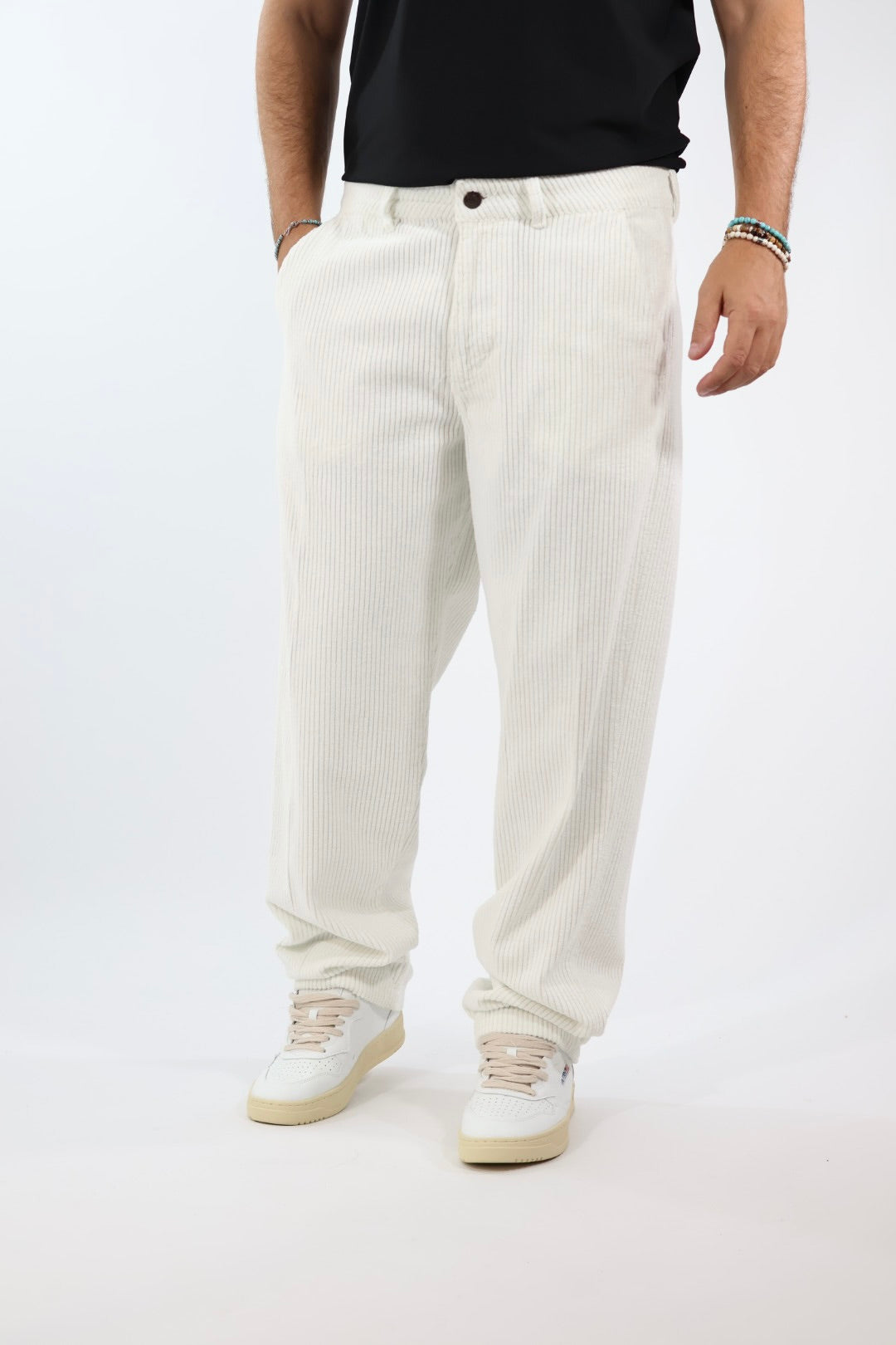 Pantalone velluto Meleda chino loose RV5BIA PONT