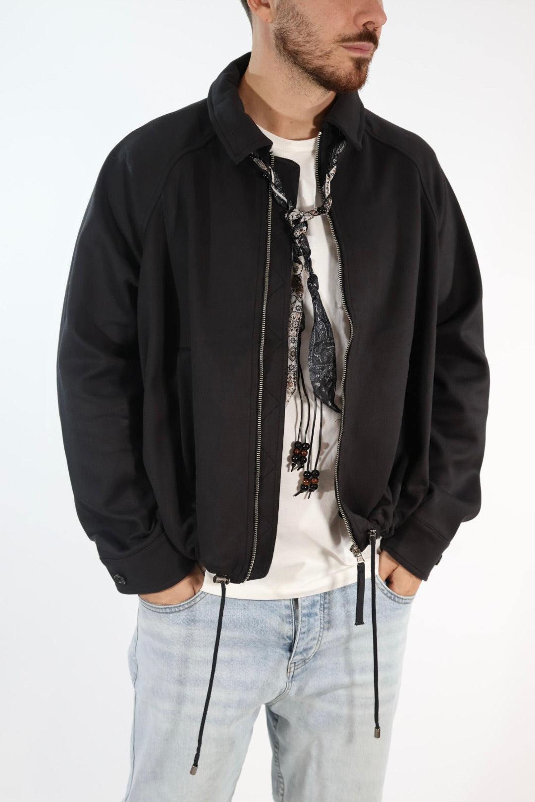 Giacca 391 cropped panno   BERNA