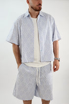 Camicia righe fili m/m 413 BERNA