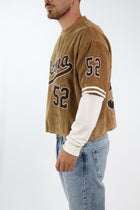 T-shirt baseball cropped velluto 364 BERNA