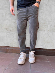 Pantalone carrot velluto BERNA