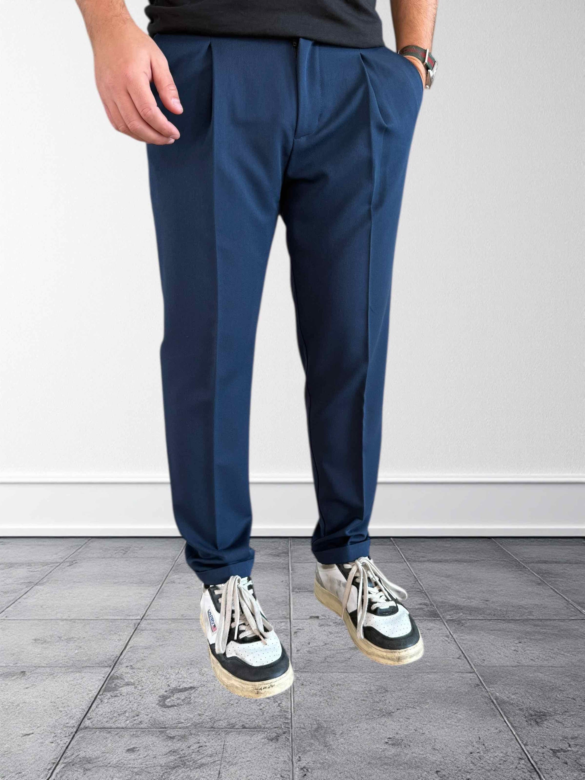 Pantalone tapered doppio filetto P15 OVERD