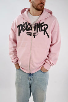 Felpa zip logo 476 DISCLAIMER