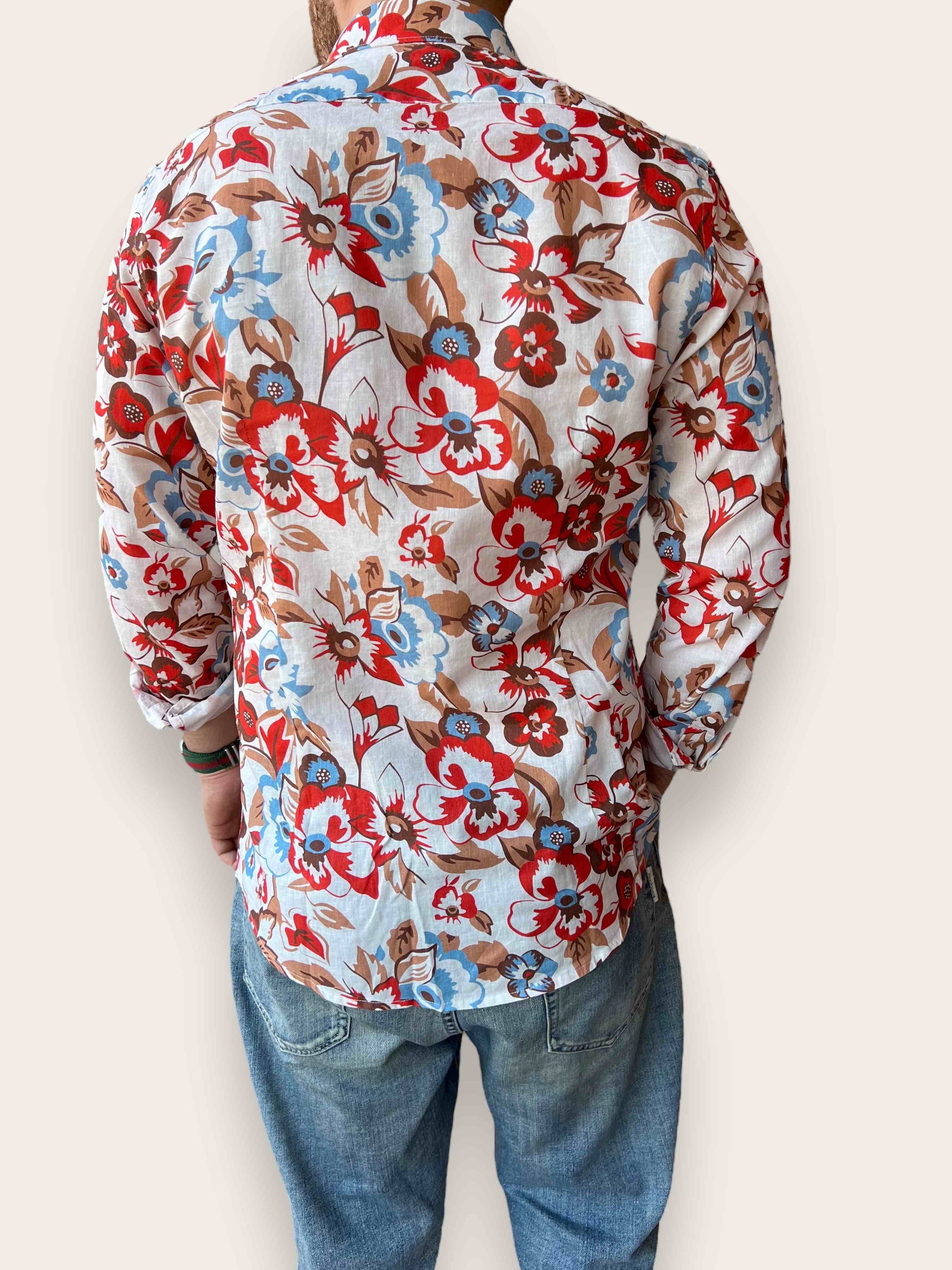 Camicia cotone/lino OVERD