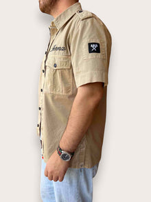 Camicia ricamo coloniale BERNA
