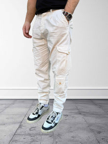 Pantalone cargo goffrato BL11