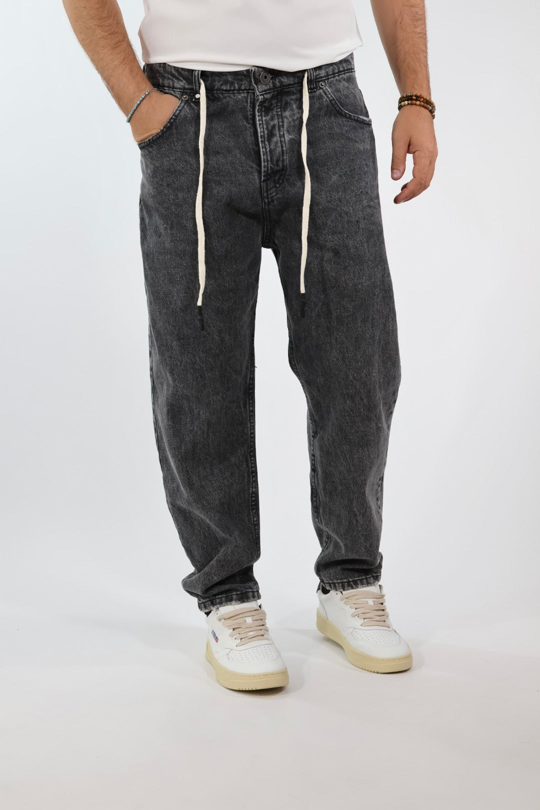 Jeans coulisse marmo BLK20730  BL11