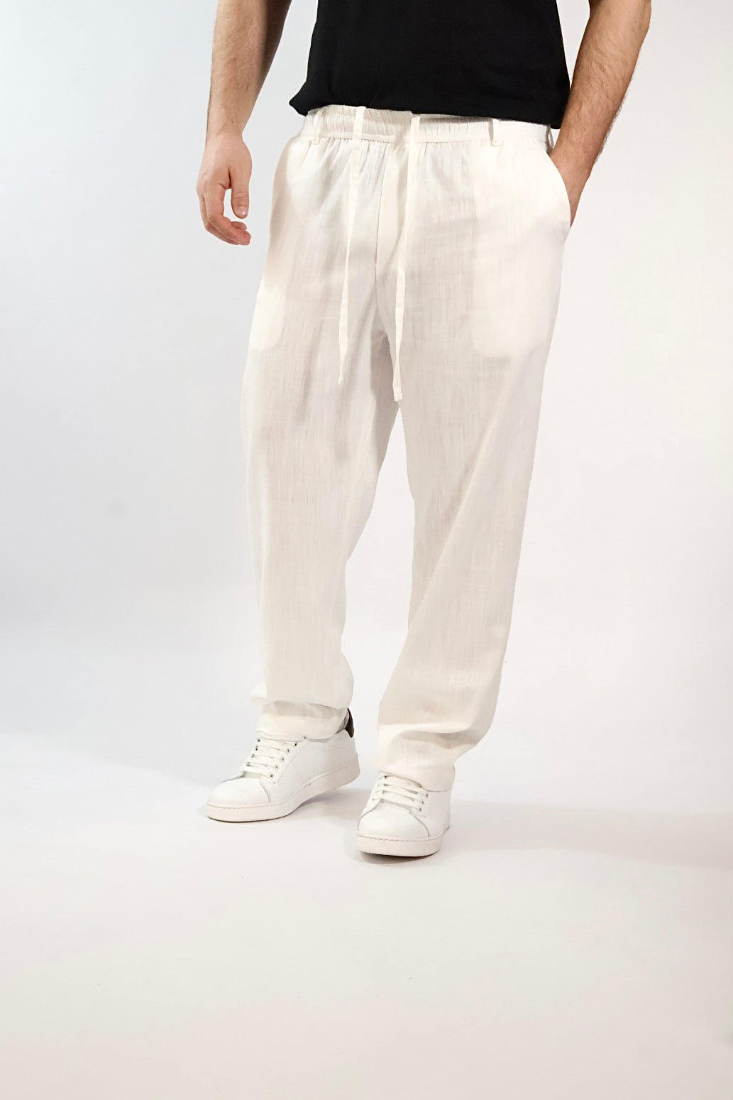 Pantalaccio viscosa/lino PL93 WHY NOT BRAND