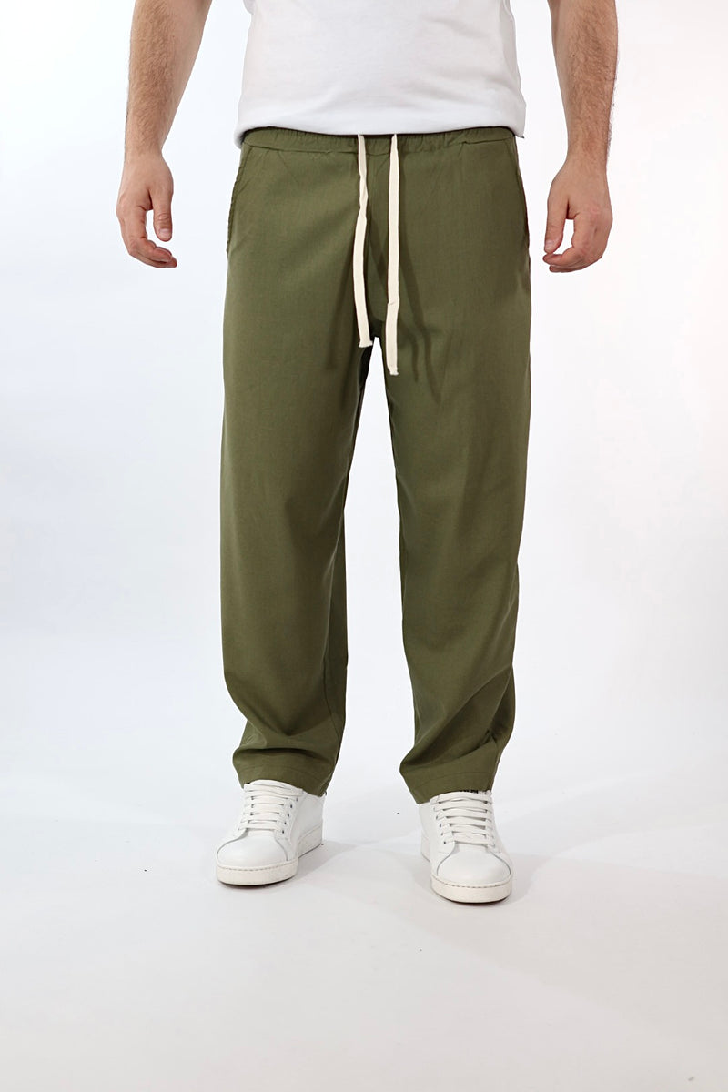 Completo lino camicia+pantalone  1046 J.W