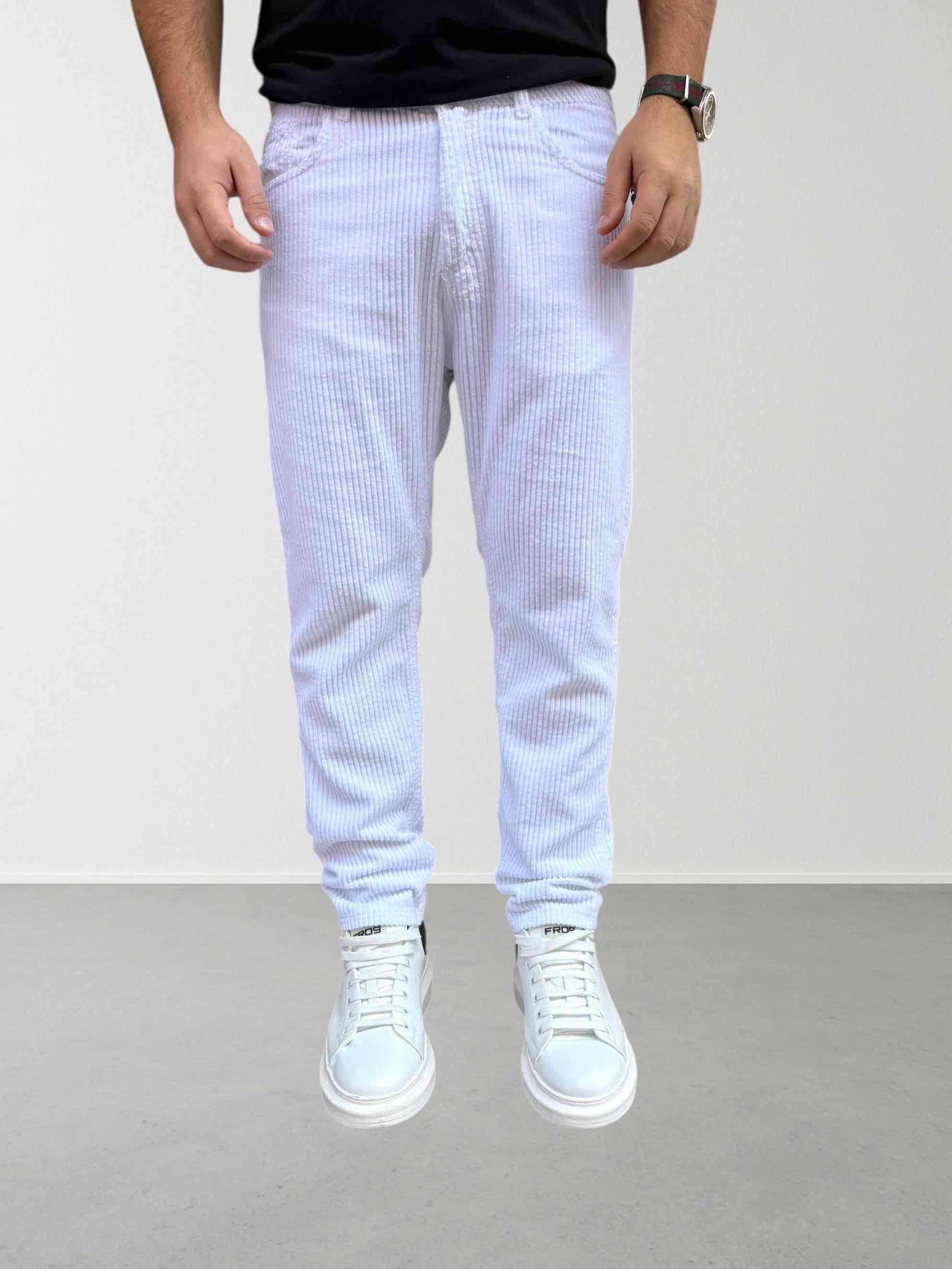 Pantalone  Yellowstone cropped velluto RV5BIA PONT